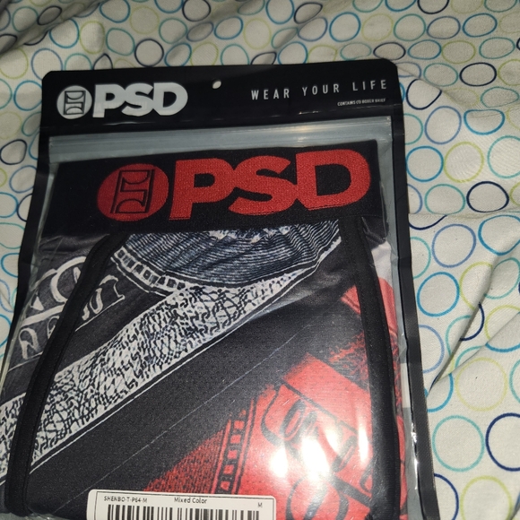 PSD Men's Red Washed Money Boxer Brief Size Medium - Picture 5 of 6